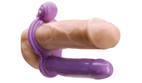 Tappo per il pene per doppia penetrazione